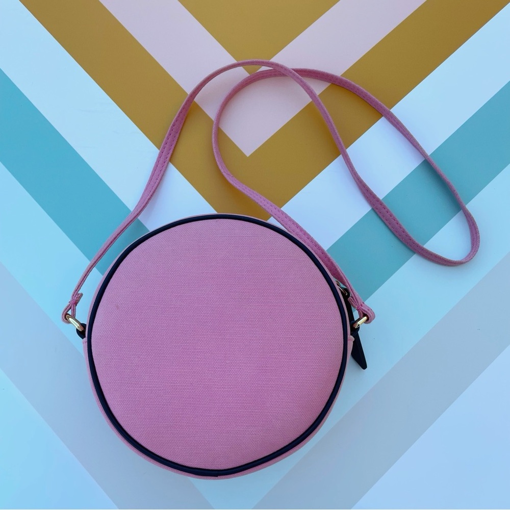 Olympia Le-Tan Monopoly Community Chest bank error dizzie shoulder bag in pink - Picture 9 of 16